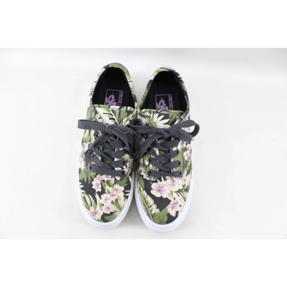 Vans UltraCush Women's 8 US Tropical Hawaiian Floral Print Lace Up Canvas Shoes - Picture 4 of 9